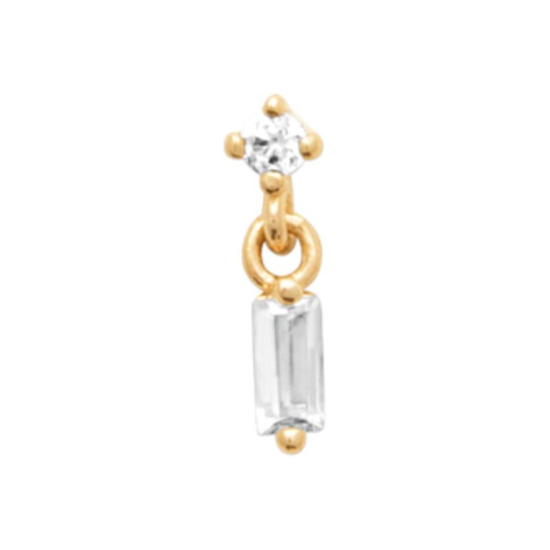 Coque de Nacre Piercing plaqué or 23071610