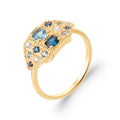 Coque de Nacre Bague plaqué or 2998260