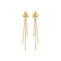 Coque de Nacre Boucles d'oreilles pendantes plaqué or 23037100