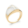 Coque de Nacre Bague plaqué or 2291904