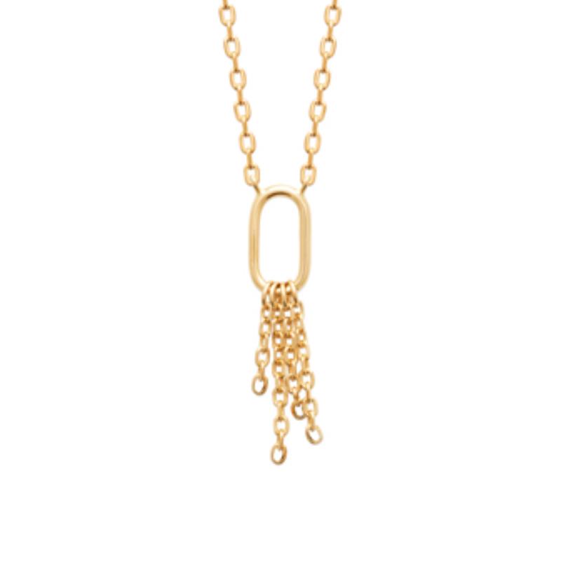 Coque de Nacre Collier plaqué or 922143