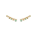 Coque de Nacre Boucles d'oreilles plaqué or 23039950