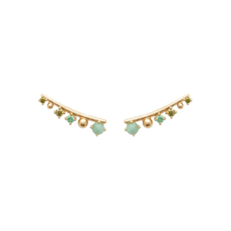 Coque de Nacre Boucles d'oreilles plaqué or 23039950