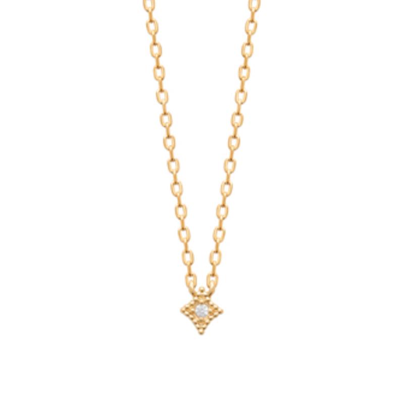 Coque de Nacre Collier plaqué or 973751