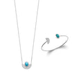 Coque de Nacre Collier argent 873050