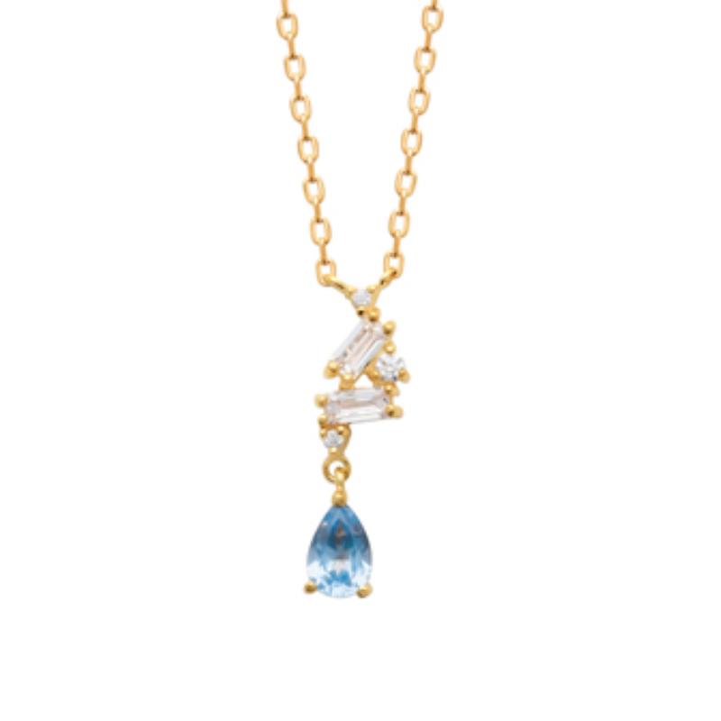 Coque de Nacre Collier plaqué or 973810