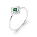 Coque de Nacre Bague solitaire argent 1972850