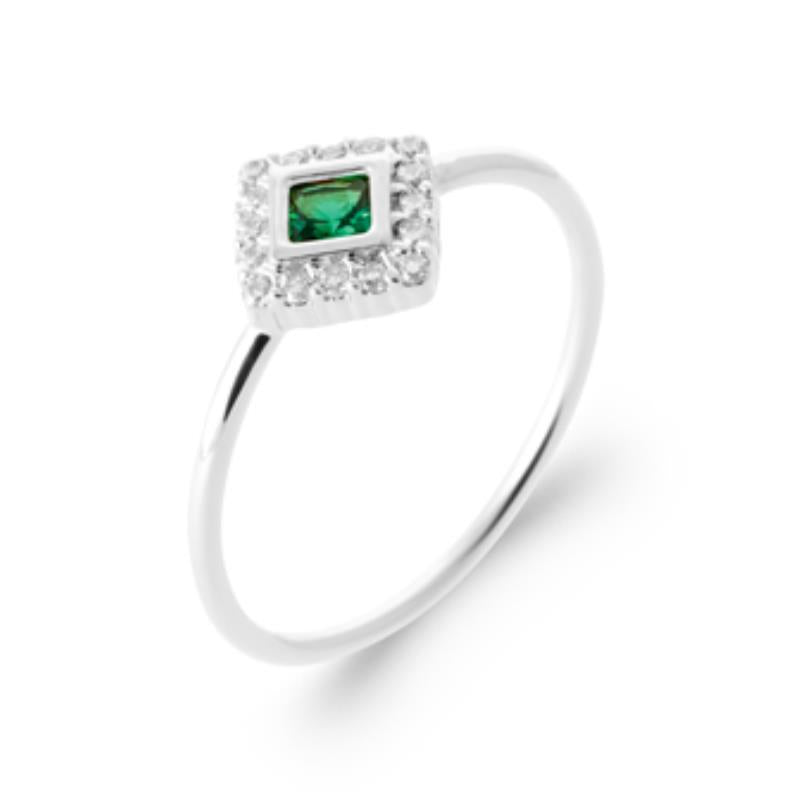 Coque de Nacre Bague solitaire argent 1972850