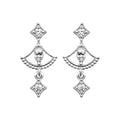 Coque de Nacre Boucles d'oreilles pendantes argent 13090210
