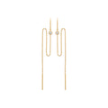 Coque de Nacre Boucles d'oreilles plaqué or 23030510