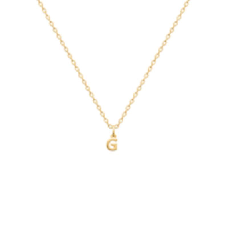 Coque de Nacre Pendentif initiale plaqué or 2775607