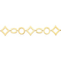 Coque de Nacre Bracelet acier doré 312334