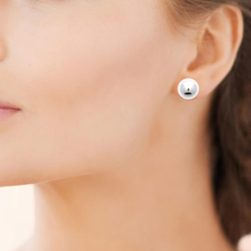 Coque de Nacre Puces d'oreilles acier 3123300