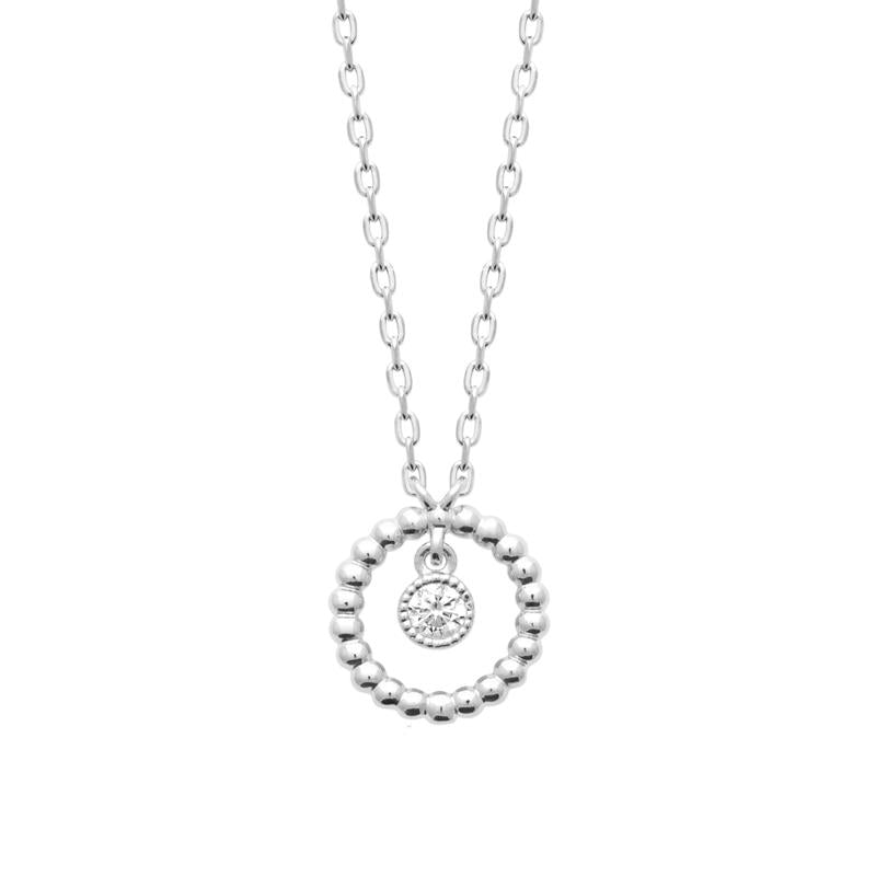 Coque de Nacre Collier argent 874195