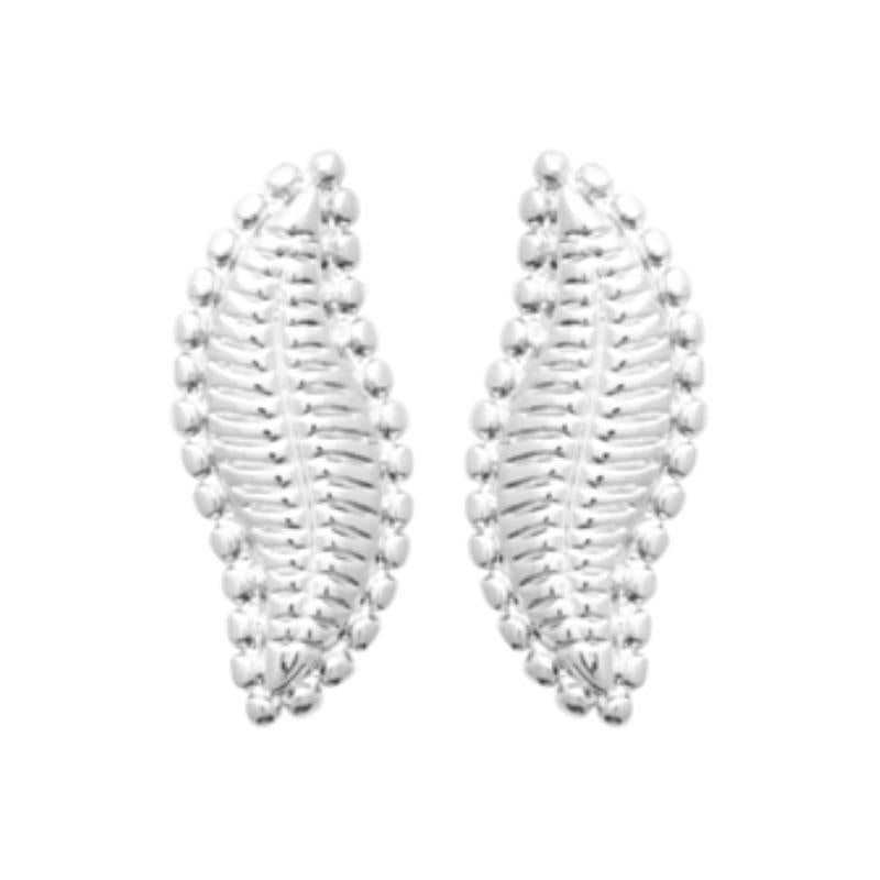 Coque de Nacre Puces d'oreilles argent 73058900