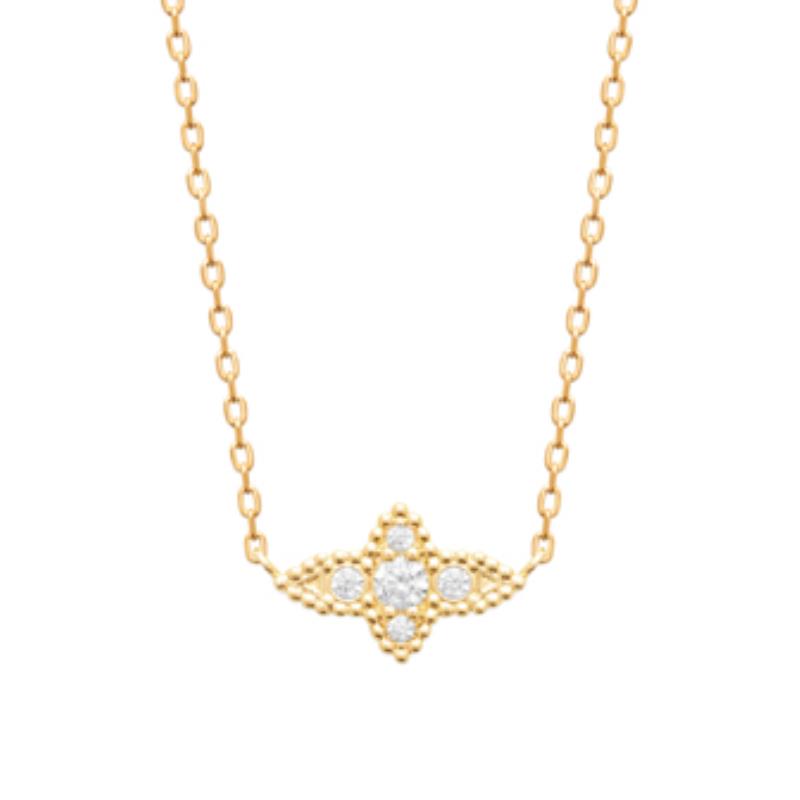 Coque de Nacre Collier plaqué or 974052