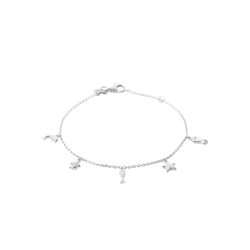 Coque de Nacre Chaîne argent 722242