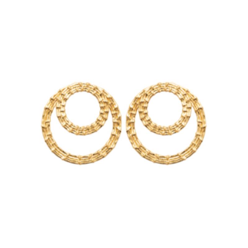 Coque de Nacre Boucles d'oreilles plaqué or 2574500