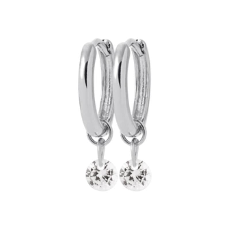 Coque de Nacre Créoles argent 1636910
