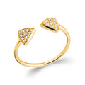 Coque de Nacre Bague plaqué or 2285410
