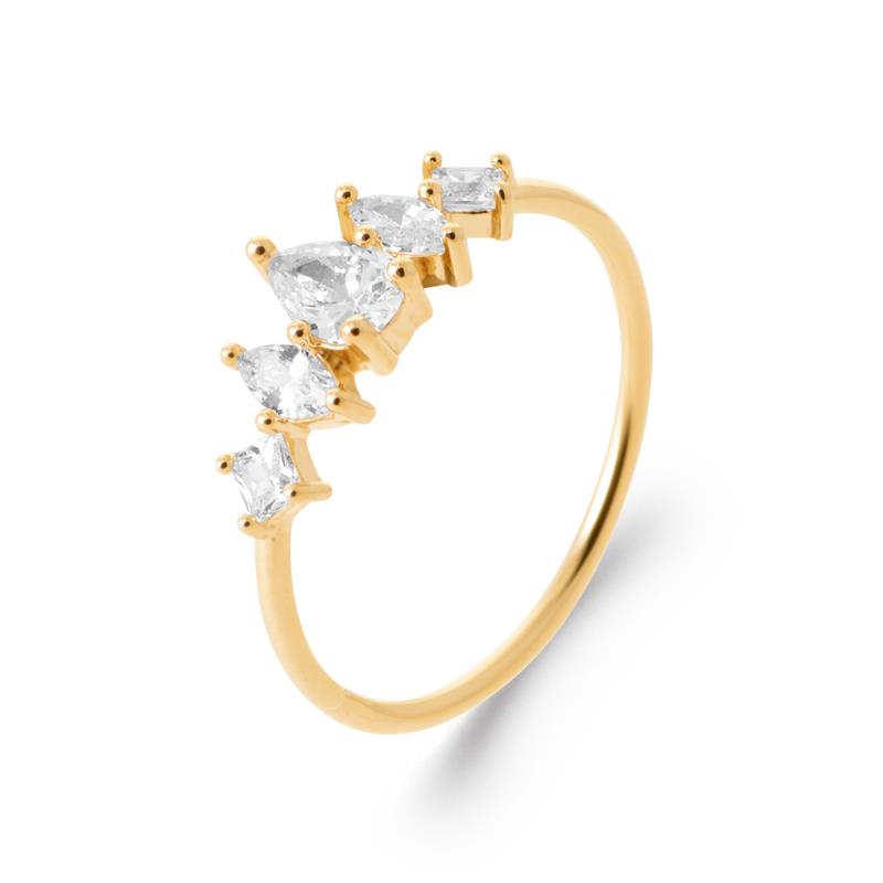 Coque de Nacre Bague plaqué or 2969610