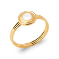 Coque de Nacre Bague plaqué or 2281210