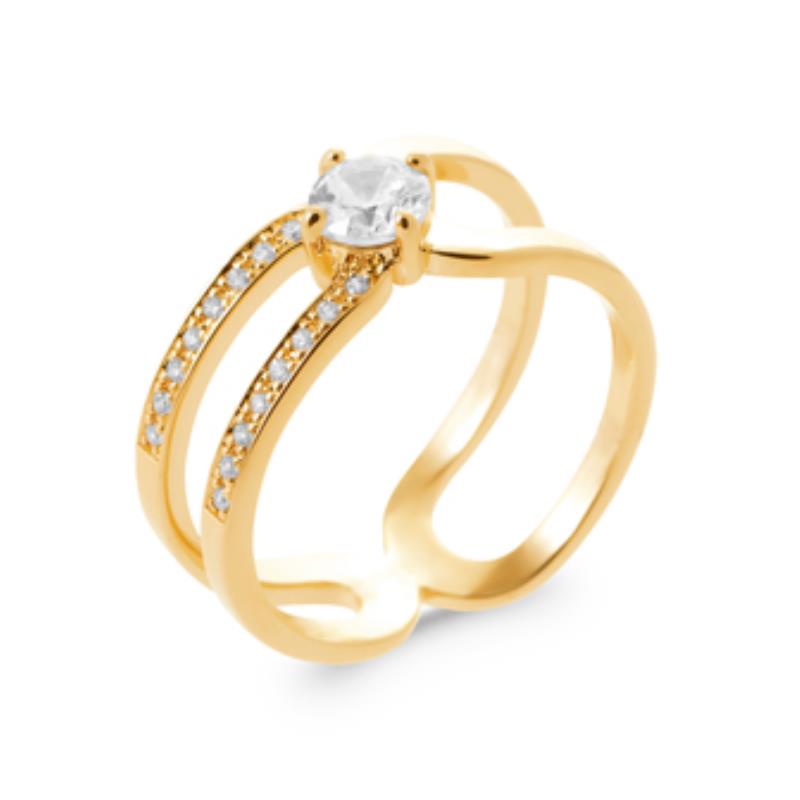 Coque de Nacre Bague plaqué or 2983210