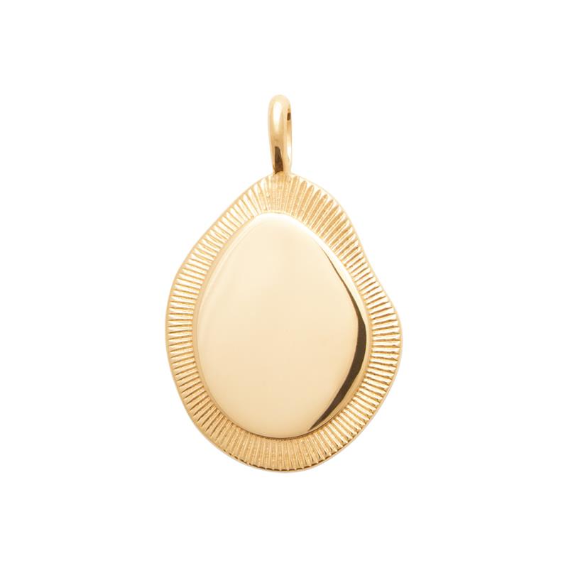 Coque de Nacre Médaille plaqué or 2783000