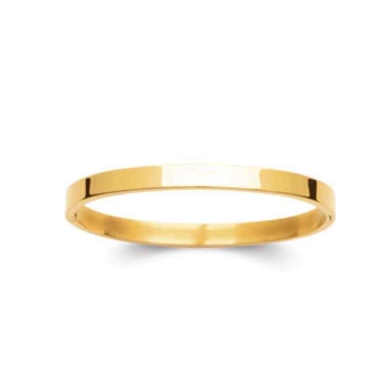 Coque de Nacre Bracelet jonc acier doré 312200