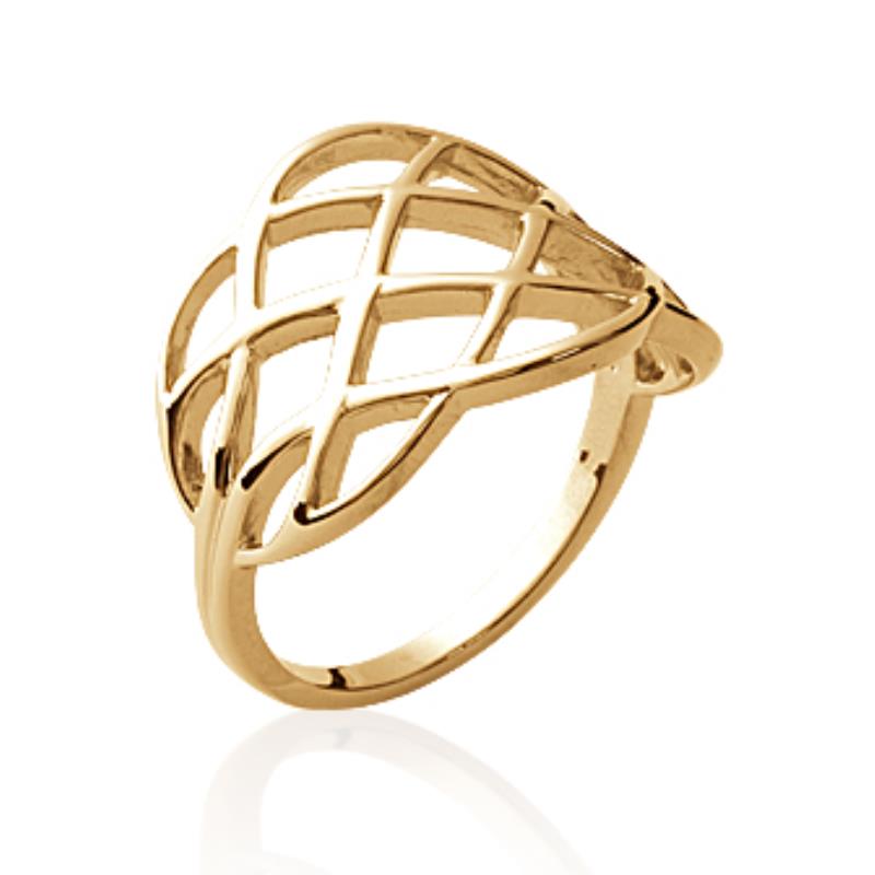 Coque de Nacre Bague plaqué or 2226700