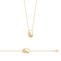 Coque de Nacre Collier plaqué or 922033