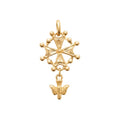 Coque de Nacre Pendentif plaqué or 248548