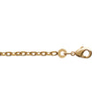 Coque de Nacre Chaîne maille forçat plaqué or 225070