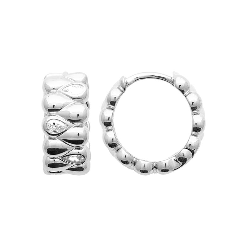 Coque de Nacre Créoles plaqué argent 4674710