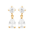 Coque de Nacre Boucles d'oreilles pendantes plaqué or 23057510