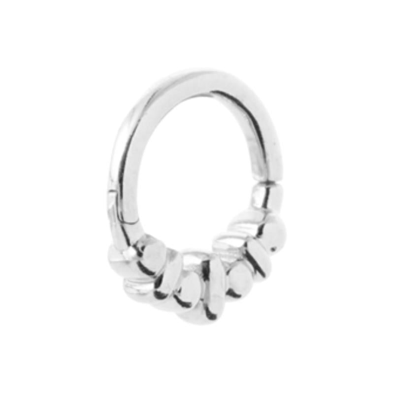 Coque de Nacre Créoles argent 7677400
