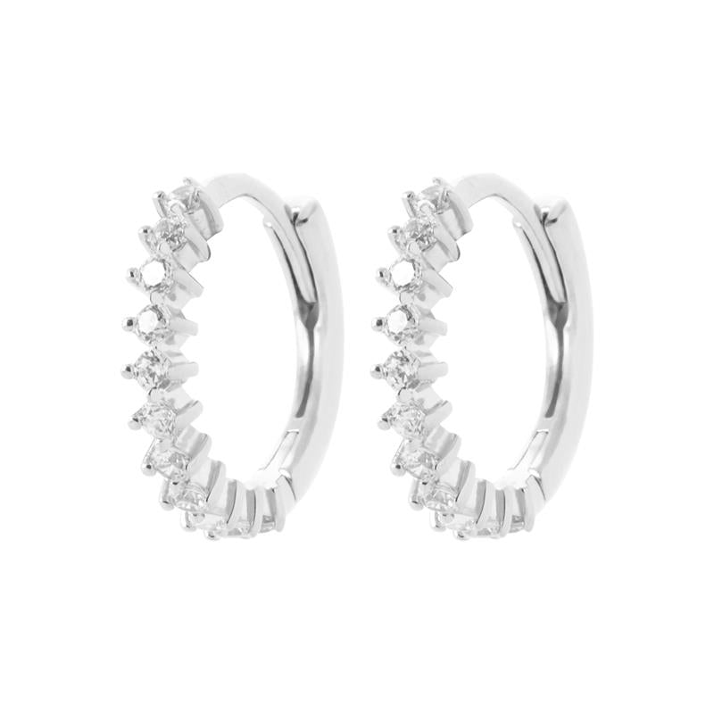Coque de Nacre Créoles argent 1672110