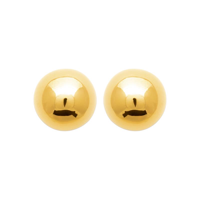 Coque de Nacre Puces d'oreilles acier doré 3123109