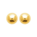 Coque de Nacre Puces d'oreilles acier doré 3123109