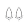 Coque de Nacre Puces d'oreilles argent 13092010