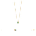 Coque de Nacre Collier plaqué or 973790