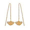 Coque de Nacre Boucles d'oreilles pendantes plaqué or 2548900