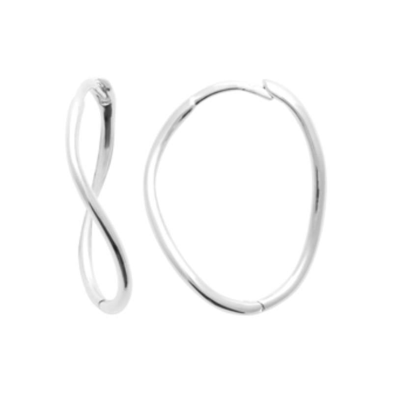 Coque de Nacre Créoles argent 7672500