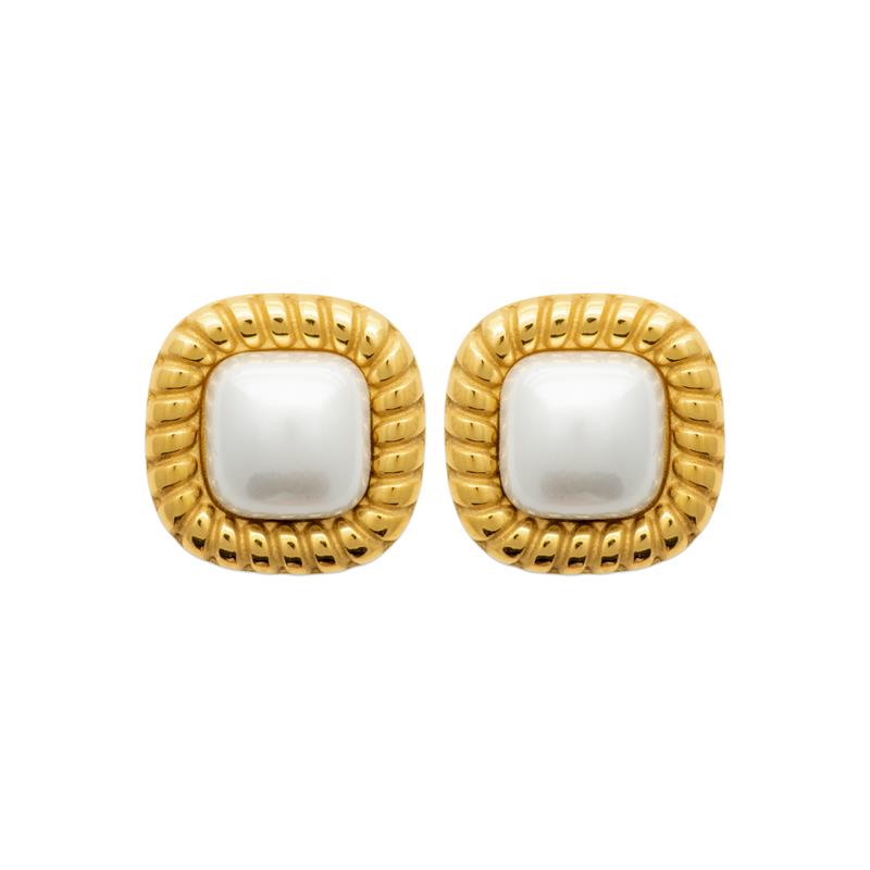 Izee Boucles d'oreilles acier doré 3132109