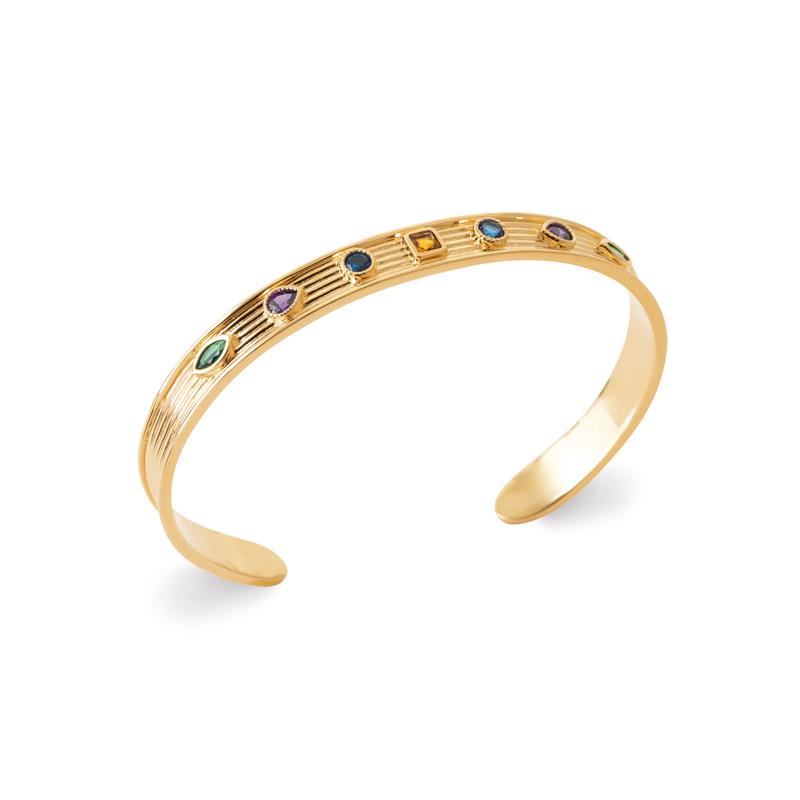 Coque de Nacre Bracelet jonc plaqué or 974366
