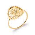Coque de Nacre Bague plaqué or 2979400