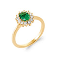 Coque de Nacre Bague solitaire plaqué or 2930350
