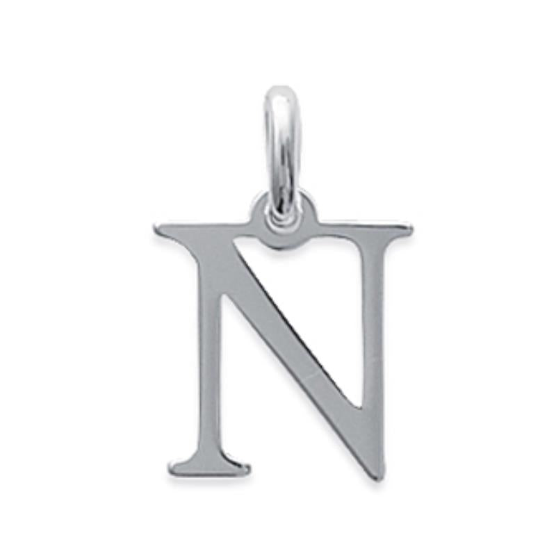 Coque de Nacre Pendentif initiale argent 78750014