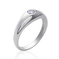 Coque de Nacre Chevalière argent 10133521