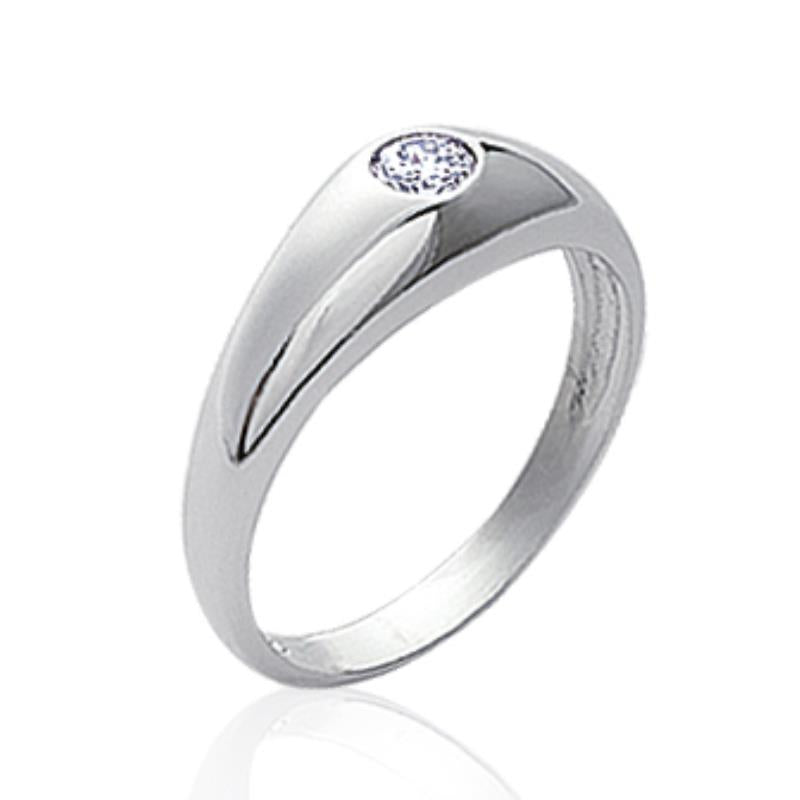 Coque de Nacre Chevalière argent 10133521